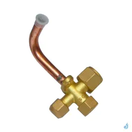 Vanne 3 Voies 3/8 Gaz pour unité extérieure Atlantic Fujitsu Réf. 898680