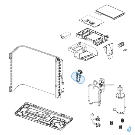 Détendeur pour unité extérieure Atlantic Fujitsu Réf. 898693