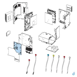 Platine Régulation pour unité extérieure Atlantic Fujitsu AOYD45LATT Réf. 898319 2