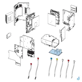 Platine Condensateur pour unité extérieure Atlantic Fujitsu AOYD36/45/54LATT Réf. 898323 2