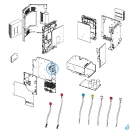 Bobine d'arrêt pour unité extérieure Atlantic Fujitsu AOYD36/45/54LATT Réf. 898325 2