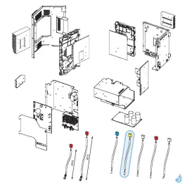 Sonde Refoulement CN24 pour unité extérieure Atlantic Fujitsu AOYD36/45/54LATT Réf. 898327 2