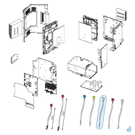Sonde Milieu Condenseur CN22 pour unité extérieure Atlantic Fujitsu AOYD36/45/54LATT Réf. 898328 2