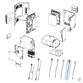Sonde Sortie Condenseur CN25 pour unité extérieure Atlantic Fujitsu AOYD36/45/54LATT Réf. 898329 2