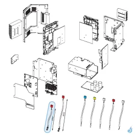 Sonde Radiateur Platine Inverter CN803 pour unité extérieure Atlantic Fujitsu Réf. 898331 2
