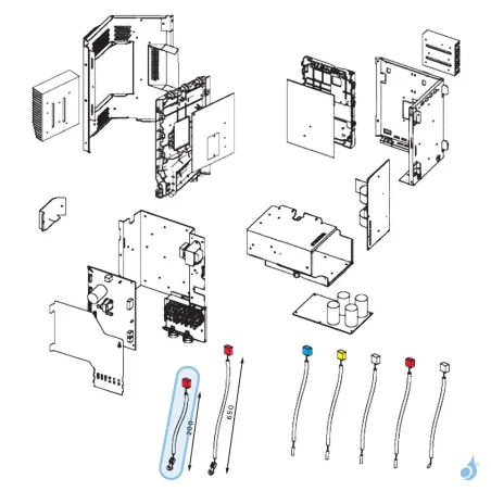 Sonde Radiateur Platine Inverter CN803 pour unité extérieure Atlantic Fujitsu Réf. 898331