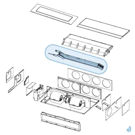 Évaporateur Complet pour climatisation gainable Atlantic Fujitsu ARYG22/24LMLA  Réf. 898934 2