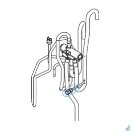 Vanne de service pour unité extérieure Atlantic Fujitsu Réf. 898666 2