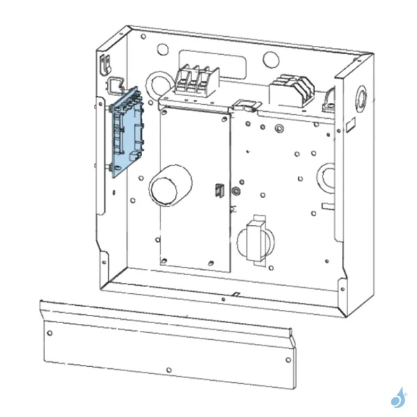 Platine Régulation pour climatisation gainable Atlantic Fujitsu ARYG36LMLA Réf. 898916