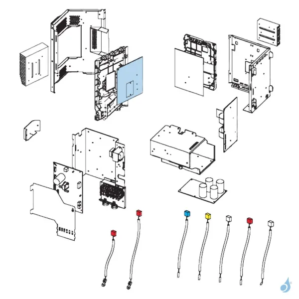 Platine Inverter pour unité extérieure Atlantic Fujitsu AOYG36-60LATT Réf. 898896