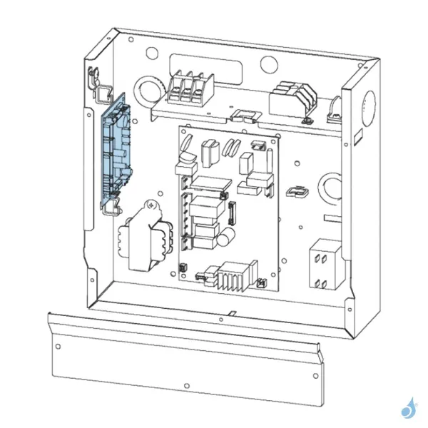 Platine Régulation pour climatisation gainable Atlantic Fujitsu ARY30LUAN Réf. 897323