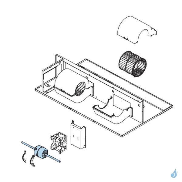 Moteur Ventilation pour climatisation gainable Atlantic Fujitsu Réf. 891331
