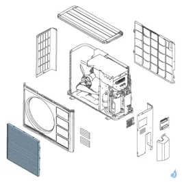 Grille de Protection Hélice pour unité extérieure Atlantic Fujitsu Réf. 899948 2
