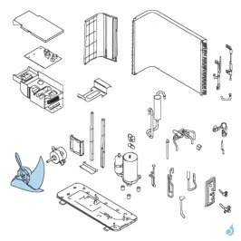 Hélice pour unité extérieure Atlantic Fujitsu Réf. 897300 2