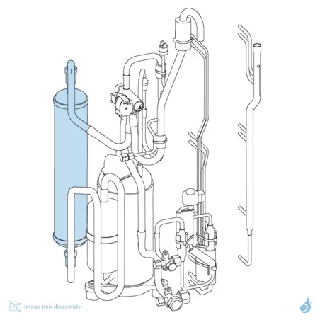 Accumulateur pour unité extérieure Atlantic Fujitsu Réf. 891360