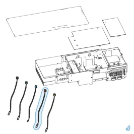Sonde Condenseur pour unité extérieure Atlantic Fujitsu Réf. 897345 2