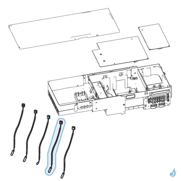 Sonde Condenseur pour unité extérieure Atlantic Fujitsu Réf. 897345