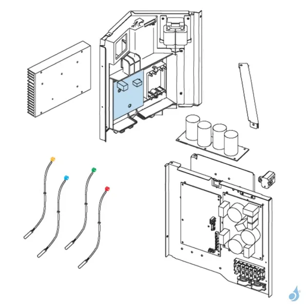 Platine Transistor pour unité extérieure Atlantic Fujitsu AOYG30/36LNAWL Réf. 897334