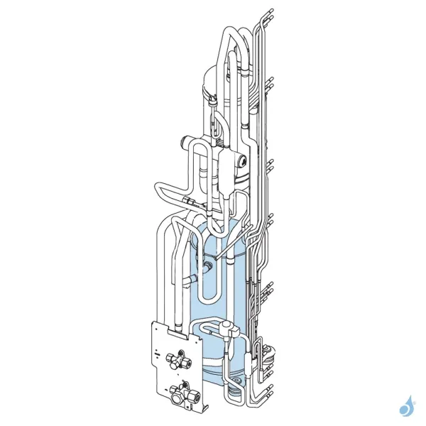 Compresseur pour unité extérieure Atlantic Fujitsu Réf. 897258