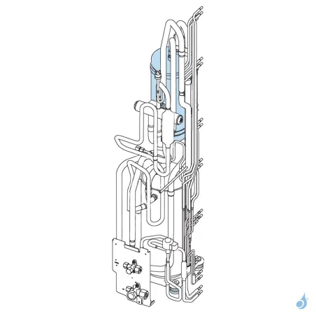 Bouteille de Stockage pour unité extérieure Atlantic Fujitsu Réf. 897250