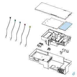 Platine Alimentation pour unité extérieure Atlantic Fujitsu AOY45/54LJAYL/LJBYL Réf. 897310 2