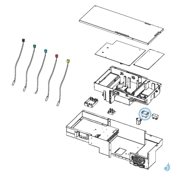 Relais de Puissance pour unité extérieure Atlantic Fujitsu Réf. 897339
