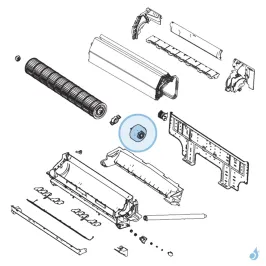 Moteur Ventilation pour climatisation murale Atlantic Fujitsu LGC LKC LBCM Réf. 898162 2