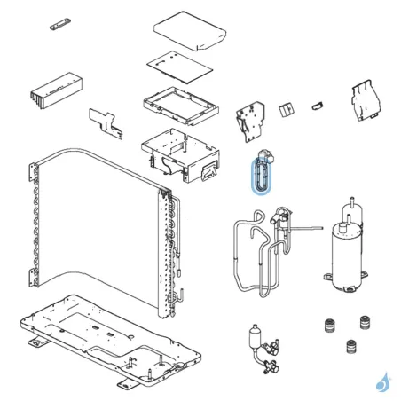 Détendeur pour unité extérieure Atlantic Fujitsu Réf. 898191