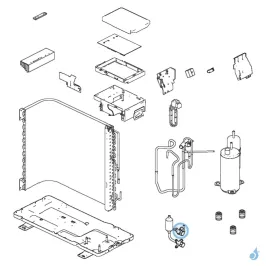 Vanne 2 Voies 1/4 Liquide pour unité extérieure Atlantic Fujitsu Réf. 898188 2