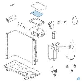 Platine Régulation pour unité extérieure Atlantic Fujitsu AOYR09LGC Réf. 898163 2