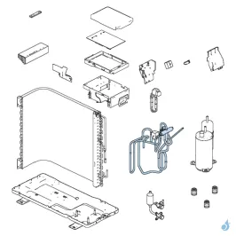 Vanne 4 Voies pour unité extérieure Atlantic Fujitsu AOYR12LGC Réf. 898199 2