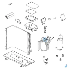 Bobine Vanne 4 Voies pour unité extérieure Atlantic Fujitsu AOYR12LGC Réf. 898197 2