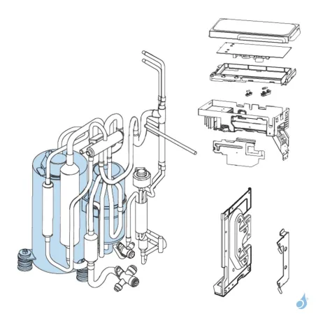 Compresseur pour unité extérieure Atlantic Fujitsu Réf. 898246