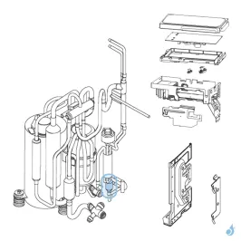 Filtre Tamis pour unité extérieure Atlantic Fujitsu AOYR14LGC / AOYR18LEC Réf. 898247 2