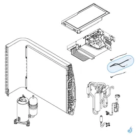 Jeu de Sondes Refoulement & Condenseur pour unité extérieure Atlantic Fujitsu Réf. 898250 2
