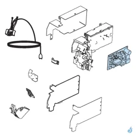 Platine Régulation pour climatisation murale Atlantic Fujitsu ASYA12LKC Réf. 898439 2