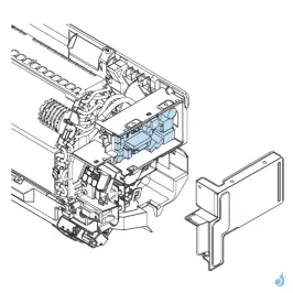 Platine Régulation pour climatisation murale Atlantic Fujitsu ASYG12LLCA Réf. 898855 2