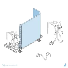 Condenseur pour unité extérieure Atlantic Fujitsu AOYG09LLC Réf. 898875