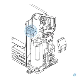 Bobine d'arrêt pour unité extérieure Atlantic Fujitsu Réf. 898869 2