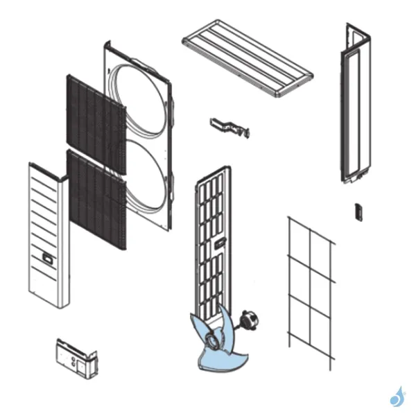 Hélice pour unité extérieure Atlantic Fujitsu Réf. 898492