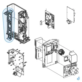 Support Moteur pour unité extérieure Atlantic Fujitsu Réf. 894536 2