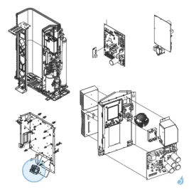 Bornier 2P pour unité extérieure Atlantic Fujitsu Réf. 897407 2