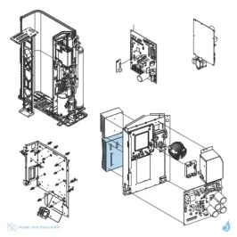 Radiateur C pour unité extérieure Atlantic Fujitsu Réf. 892660