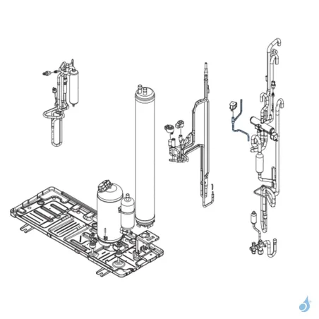 Électrovanne pour unité extérieure Atlantic Fujitsu Réf. 894553