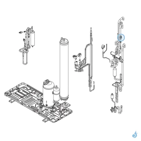 Capteur de Pression BP pour unité extérieure Atlantic Fujitsu Réf. 894555