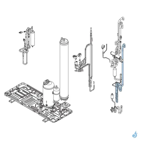 Tuyau Aspiration pour unité extérieure Atlantic Fujitsu Réf. 892657