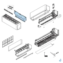 Support Mural pour climatisation Atlantic Fujitsu KMCC Réf. 892501 2