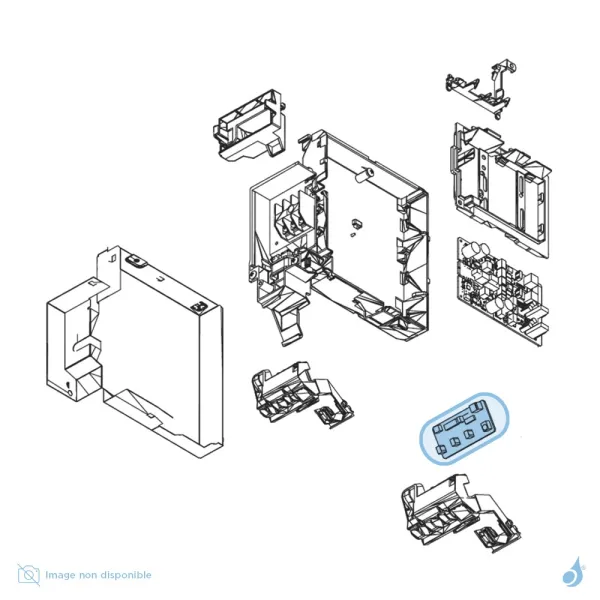 Platine IR pour climatisation Atlantic Fujitsu KMCC Réf. 892514