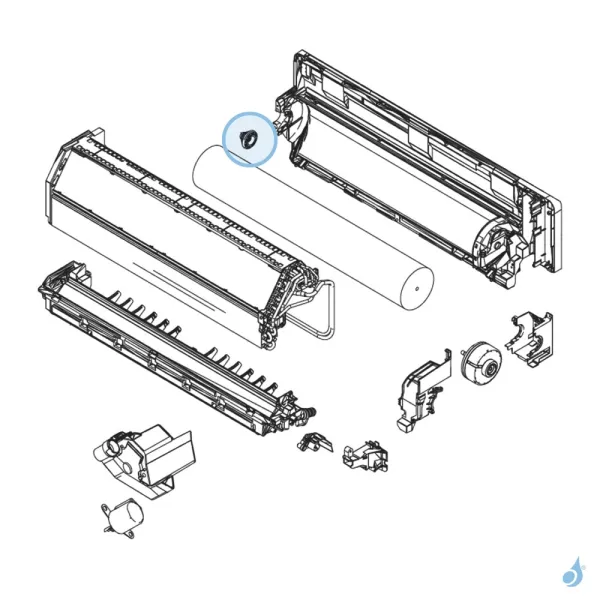 Silentbloc Turbine pour climatisation Atlantic Fujitsu Réf. 897551