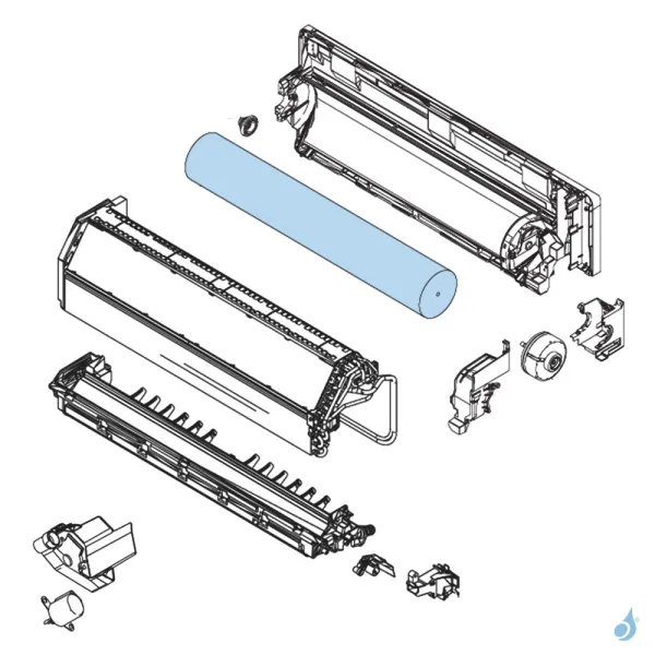 Turbine pour climatisation Atlantic Fujitsu KMT KGTB Réf. 897550